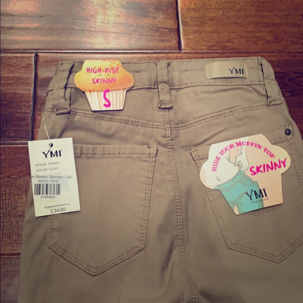 High rise skinny pants
